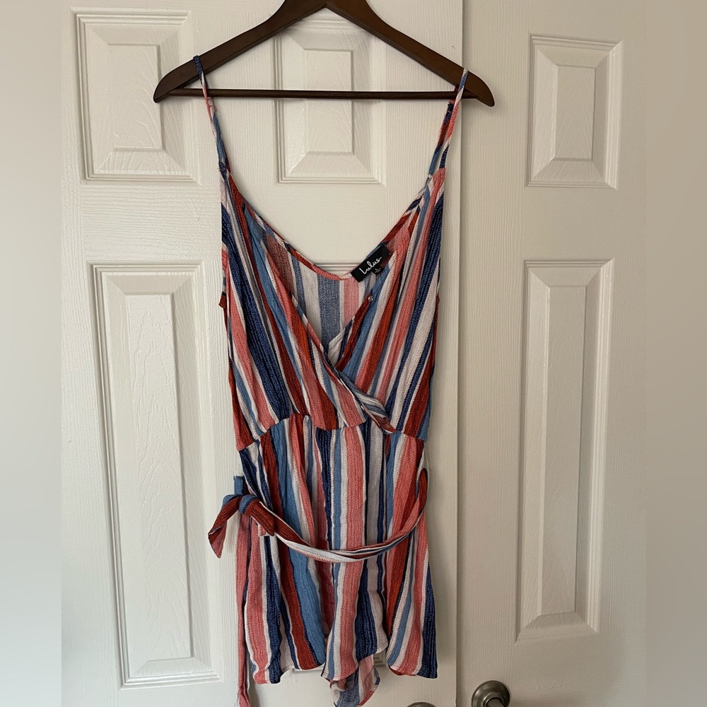 NWOT Lulus Angelene Sleeveless Romper